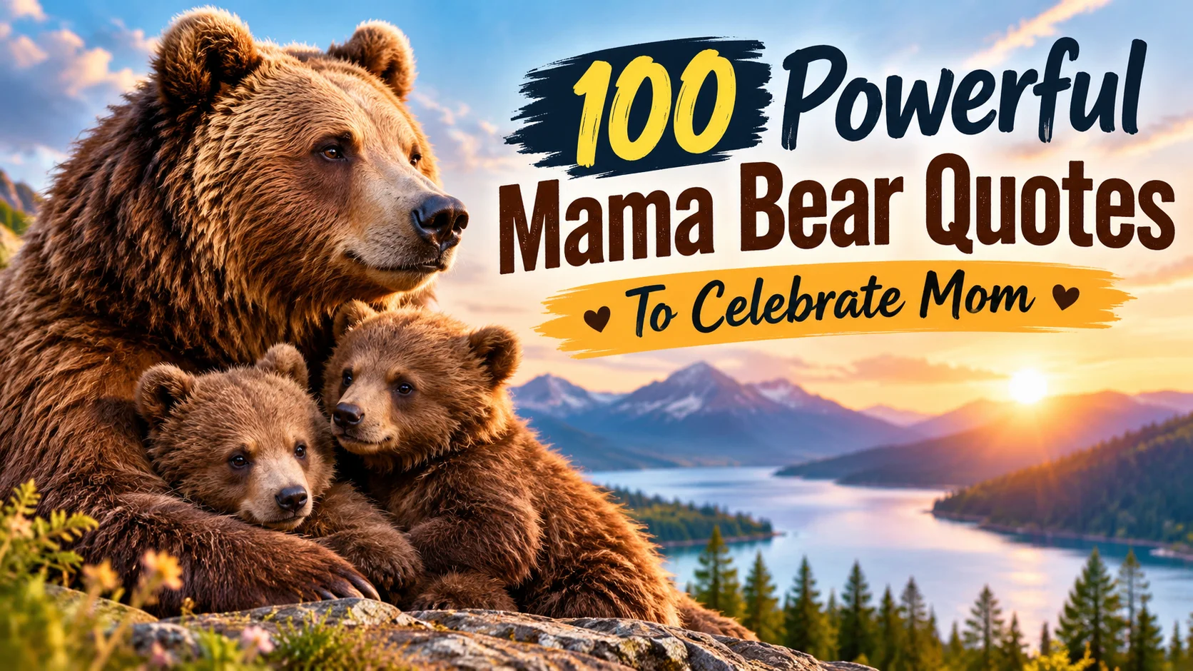 Mama Bear Quotes" To Celebrate Mom
