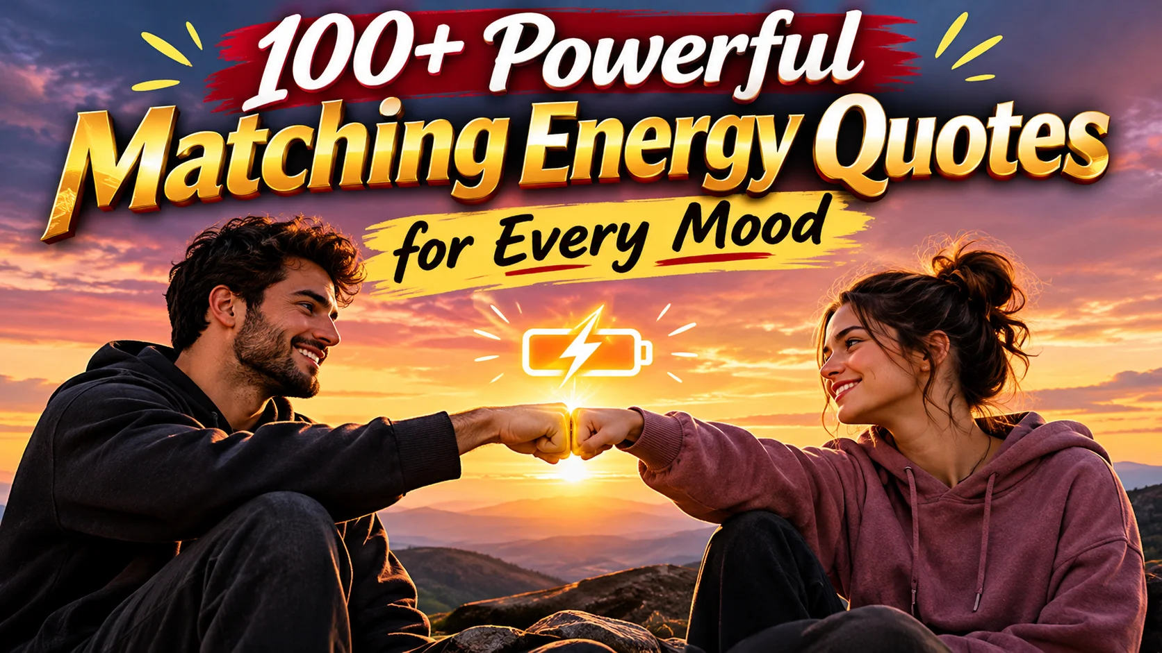 "Matching Energy Quotes" for Every Mood