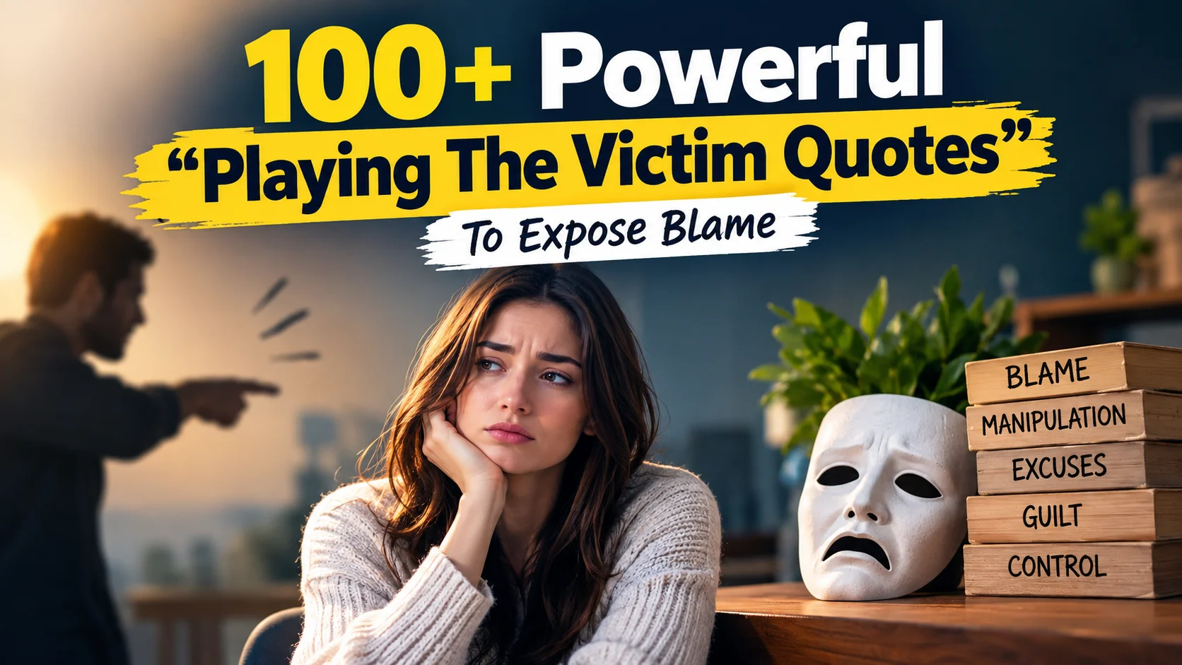 Playing The Victim Quotes" To Expose Blame